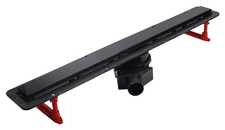 Душевой лоток Pestan Confluo Frameless Line 650 Black Glass