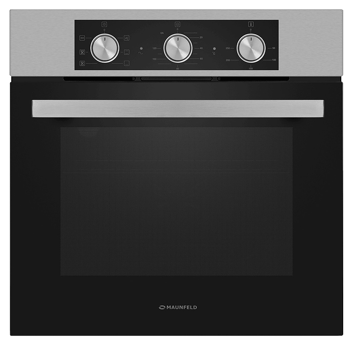 Духовой шкаф Maunfeld AEOF6060S черный / стекло / нерж. сталь