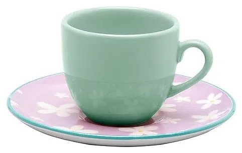 Чайная пара Oxford COUP Shape COLORE 126863 ED02-4689 (чашка 220мл и блюдце 16см)