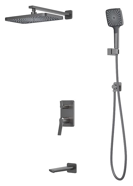 Душевая система IDDIS Parker PARGM03i68  встраиваемый, графит матовый