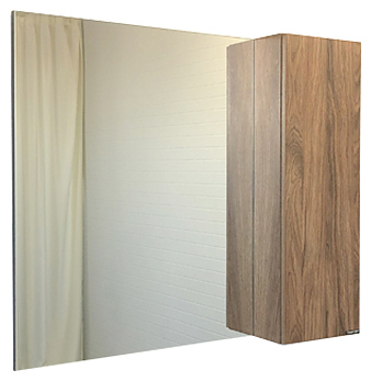 Зеркало Comforty Порто-90 90х80 см дуб темно-коричневый