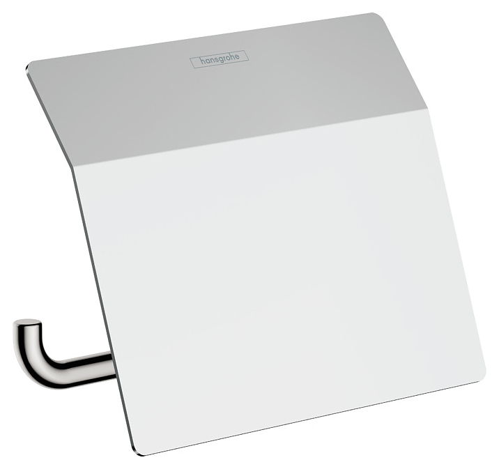 Держатель для туалетной бумаги с крышкой Hansgrohe AddStoris 41753000