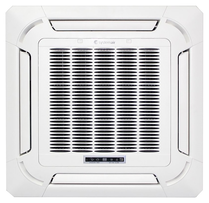 Панель для кассетных блоков SuperSlim Systemair SYSPANEL CASSETTE SPLIT W белая