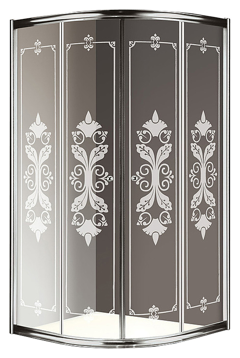 Уголок душевой CEZARES GIUBILEO-R-2-80-SCORREVOLE-CP-Cr 80х80х195 см