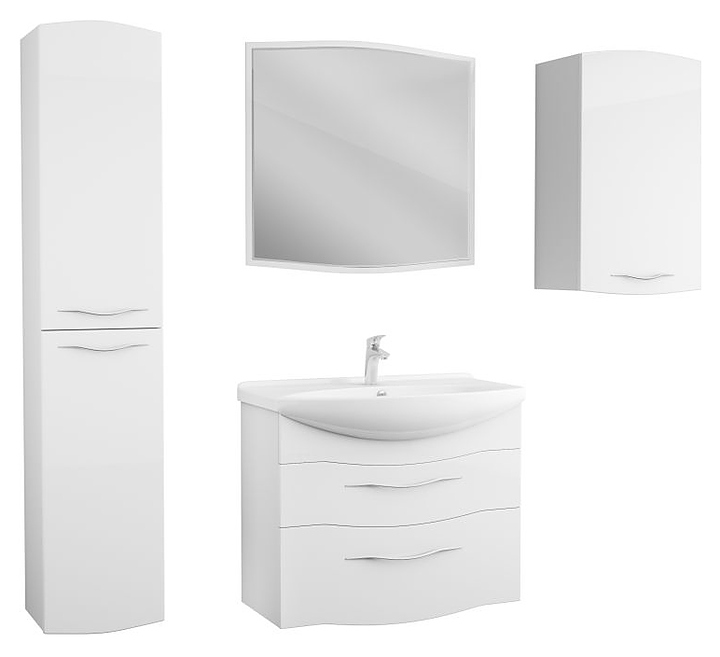 Гарнитур подвесной OWL Vessla Stor 85, 6 предметов, белый лак