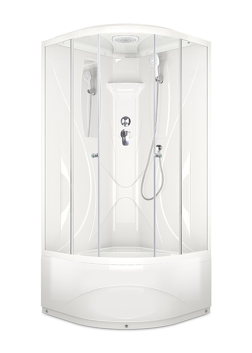 Душевая кабина Domani-Spa Elegance high DS01E99HACl00 90х90 см
