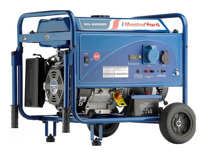 Генератор бензиновый MasterYard MG 6000REP