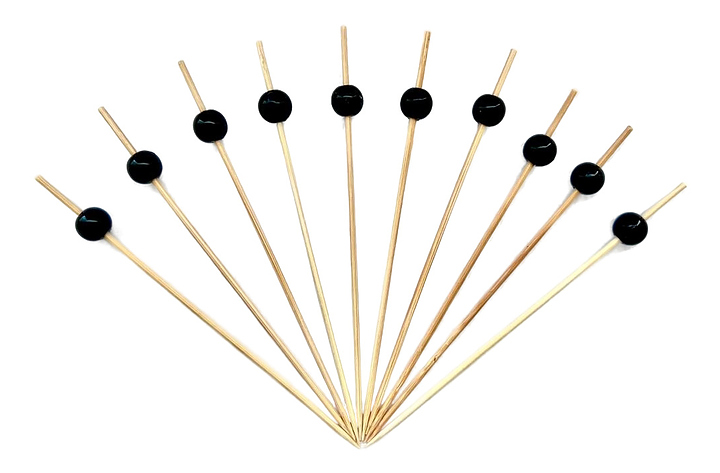 Пика шпажка P.L. Proff Cuisine 4627151561028 бамбук Жемчуг 9 см черный 100 шт