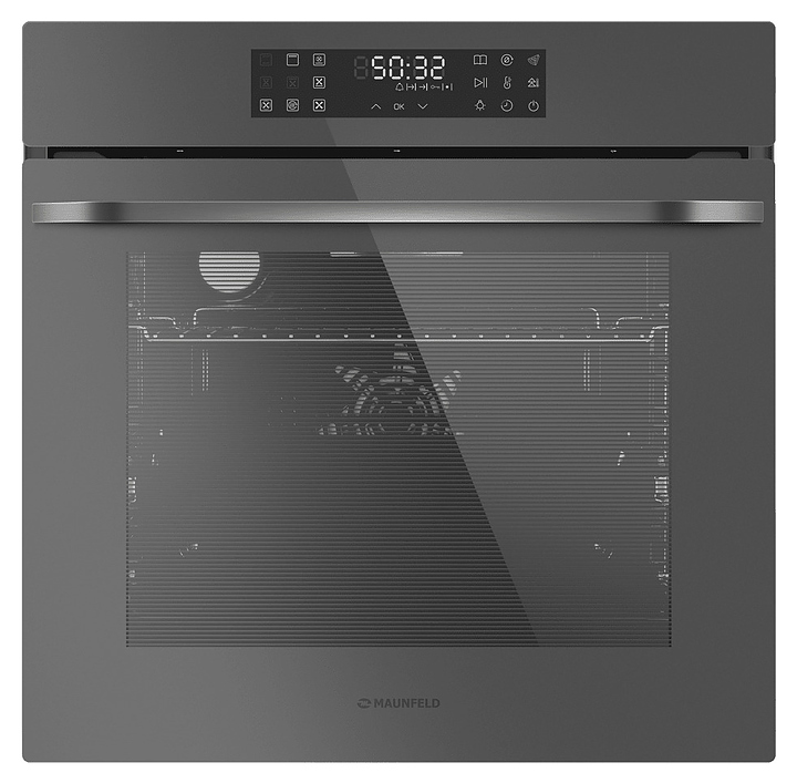 Духовой шкаф Maunfeld EOEH7614DGR темно-серый / стекло