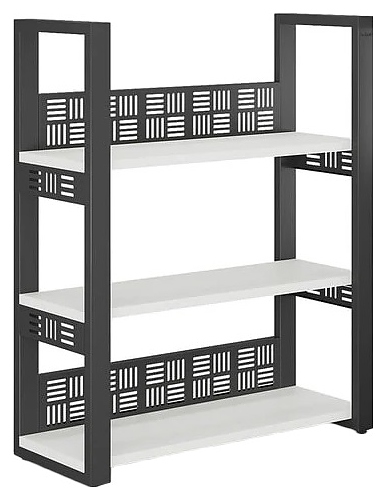 Стеллаж открытый КОБОР SО3-140/36 black/premium