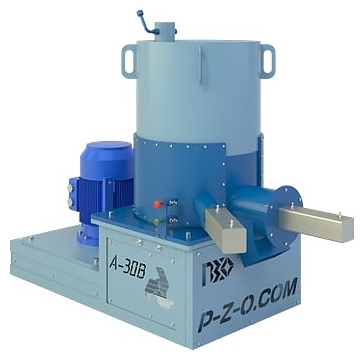 Агломератор ПЗО PZO-A-30B-01 с ременным приводом и ручным раскрытием