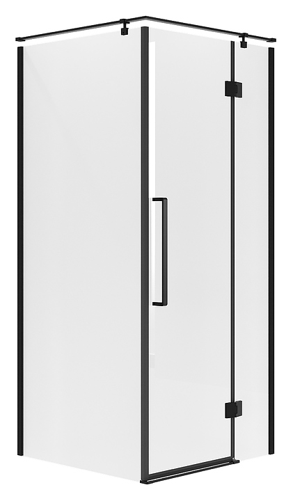 Уголок душевой Niagara Nova NG-6832-34BLACK 100х100х195 см, профиль черный матовый