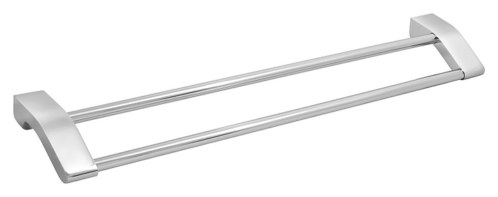 Полотенцедержатель Puff Solinne B-82710 Mirror двойной (силумин) хром
