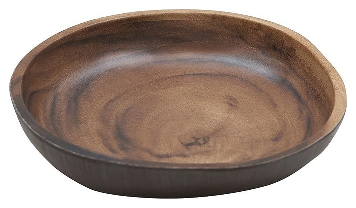 Салатник P.L. Proff Cuisine 531406-TAI African Wood 2 300 мл 16х15,5х3 см (меламин) овальный