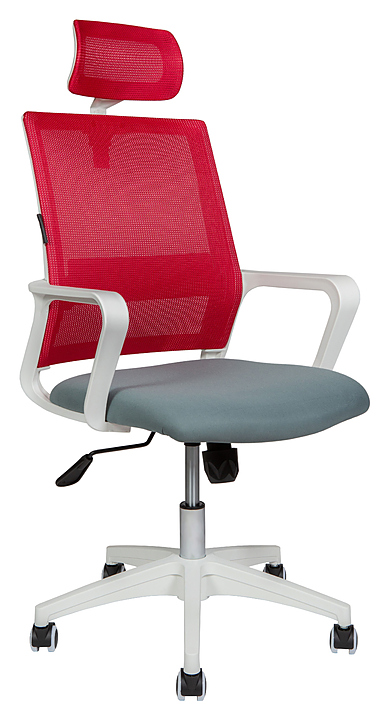 Кресло NORDEN Бит белый+красный+темно-серый
