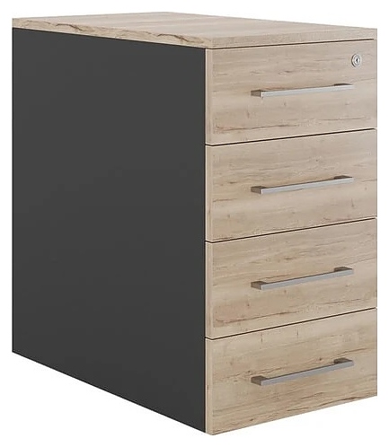 Тумба приставная КОБОР TS4-40/70 black/natural