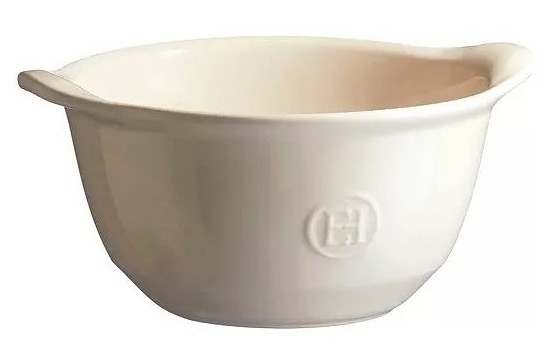 Форма для запекания Emile Henry 77649 d 140 мм h 80 мм керамика, белый