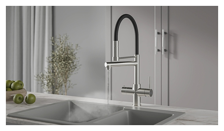 Система мгновенного кипячения воды 4 в 1 ArtisanTech Aquahot Rome, нержавеющая сталь