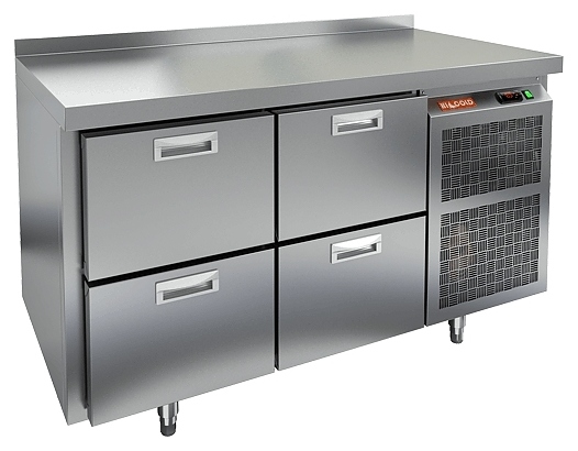 Стол холодильный HICOLD SN 22/TN с бортом
