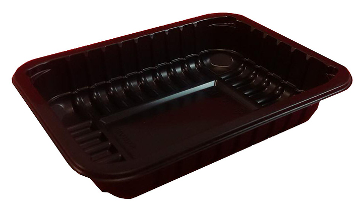 Контейнер под запайку Россия PP 187X137X36, черный