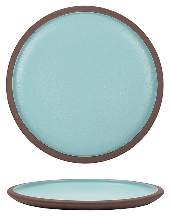 Тарелка P.L. Proff Cuisine Blue Matt New Taiga 81229023 205х205 мм