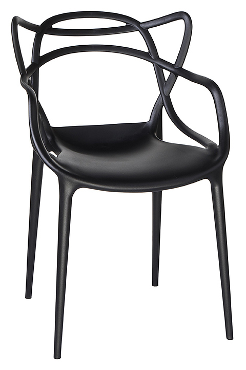 Стул обеденный DOBRIN 601PP-LMZL-N MASTERS (черный) 4 шт.