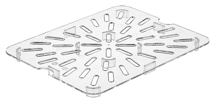 Дренажный поддон для гастроемкости Gastroplast GNPS-12 GN1/2 (поликарбонат) прозрачный
