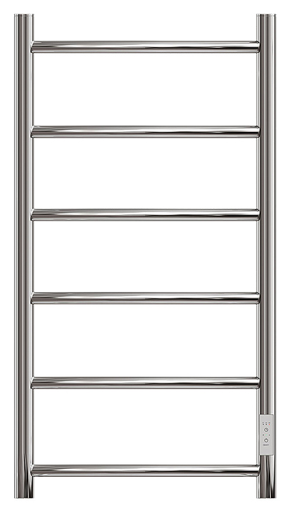 Полотенцесушитель электрический с диммером Point Афина PN04848 П6 400x800 диммер справа, хром