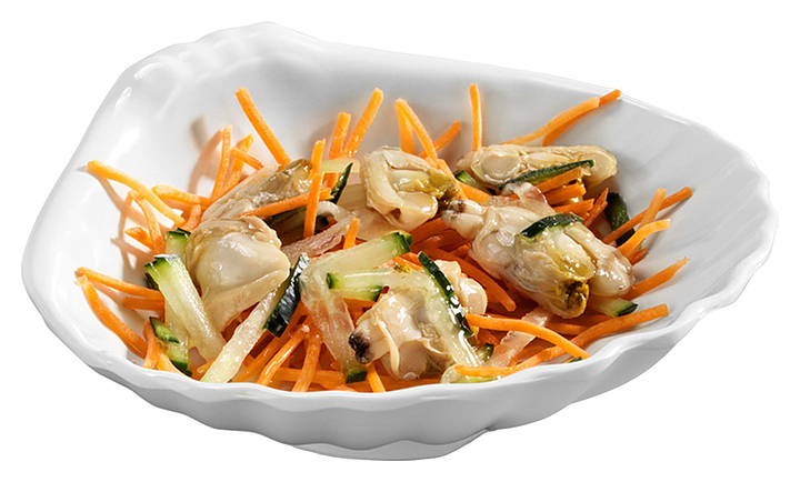 Блюдо сервировочное «ракушка» Pujadas 22107 13.5х14х2 см (меламин)