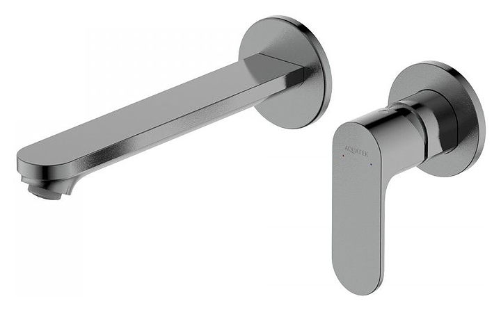 Смеситель для раковины Aquatek Альфа AQ1913BGM оружейная сталь