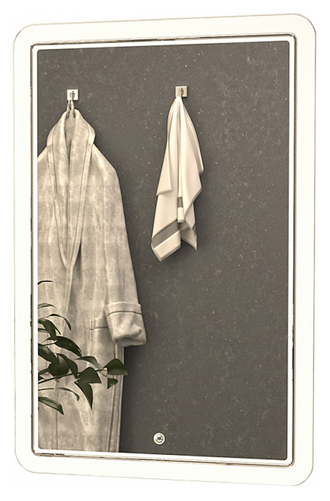 Зеркало Mixline Умберто 60х80 см со светодиодной подсветкой и сенсорным выключателем