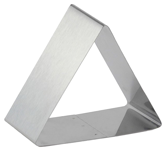 Форма кондитерская Техно-ТТ треугольник 80х80х50 мм нерж. сталь