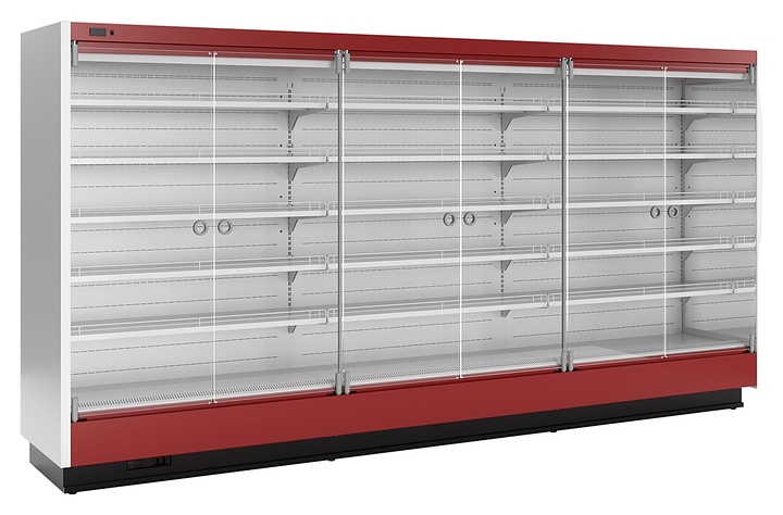 Горка холодильная гастрономическая Марихолодмаш София 220/92 ВХСп-3,75 (фронтальное остекление - двери стеклопакет)