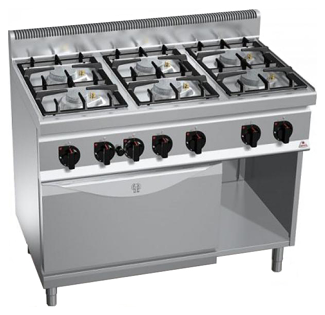 Плита газовая Berto's G7F6PW+FG