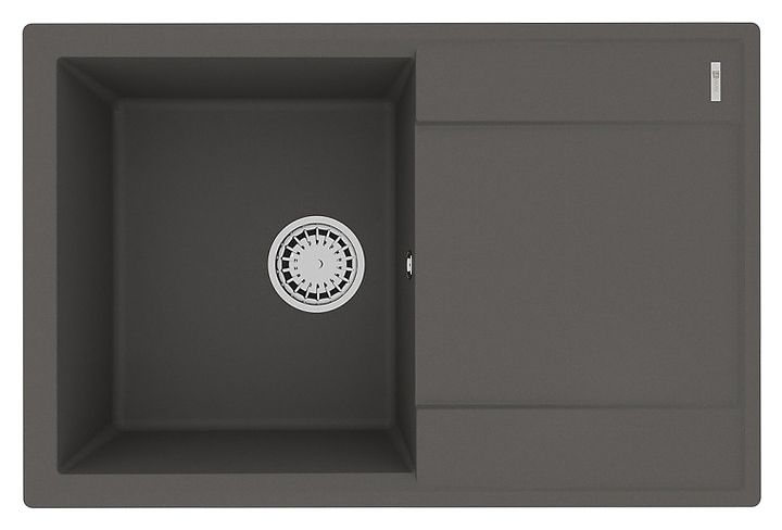 Мойка кухонная LEMARK Imandra 760 серый шелк