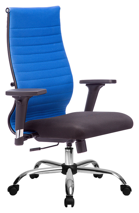 Кресло без основания Метта Комплект 19/2D черно-синее