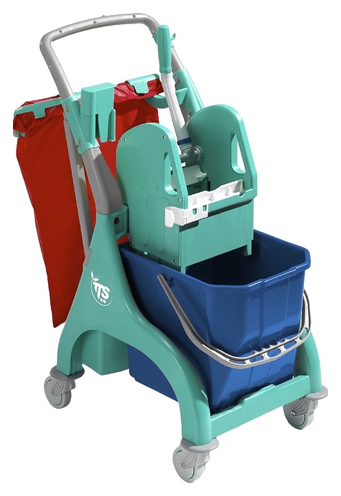 Тележка уборочная TTS Nick Plus 10 многофункциональная без отжима