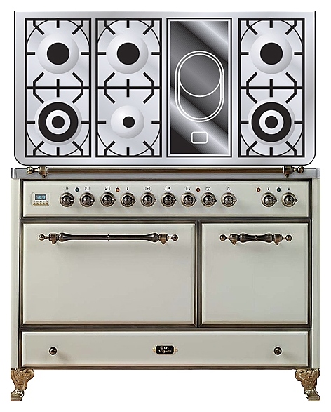 Газовая плита с духовым шкафом ILVE MCS-120VD-VG