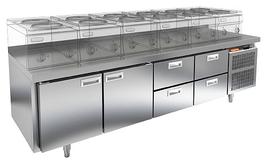 Стол морозильный HICOLD SN 1122/BT LT