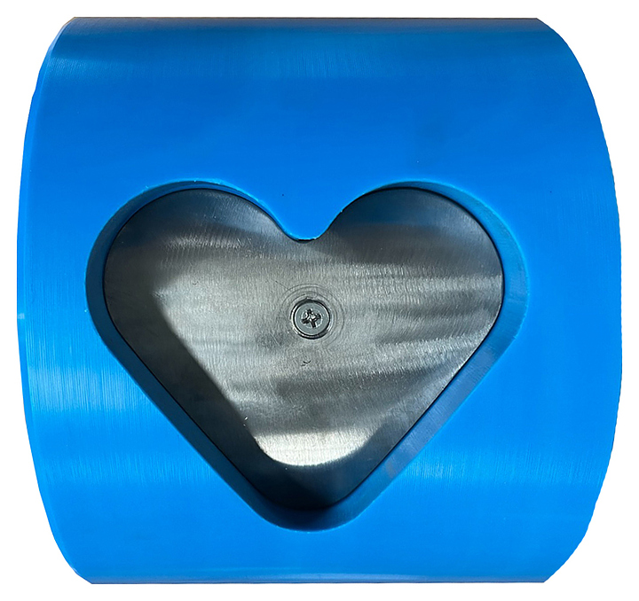 Барабан формующий Kocateq для котлет в форме сердца Ø110 мм