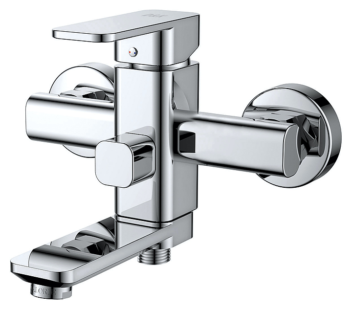 Смеситель для ванны с душем D&K Rhein Altportel DA1333201 хром