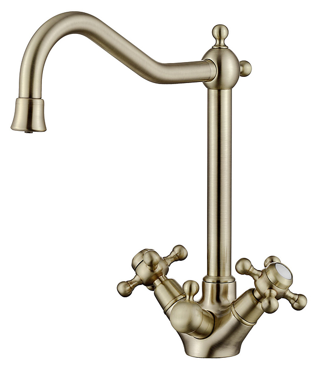 Смеситель для кухни Kaiser Carlson Style 44333-1 под фильтр для питьевой воды, бронза