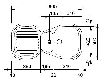 Мойка Franke TAL 684