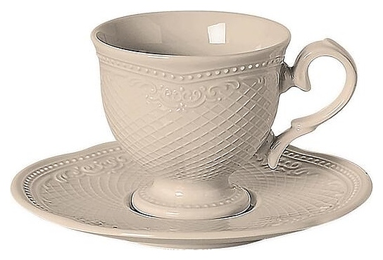 Кофейная пара Noble Aristocrat Peach Tea 313607+313017-PEACH 100 мл (фарфор)