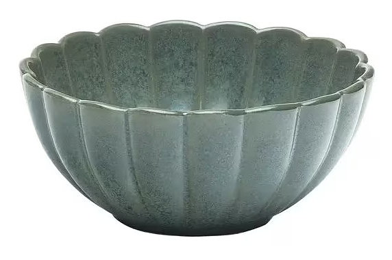 Миска Oxford FLORA HORTENCIA 152495 500 мл d 15 см серо-зеленый