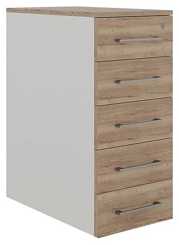 Тумба приставная КОБОР TS5-40/80 white/natural