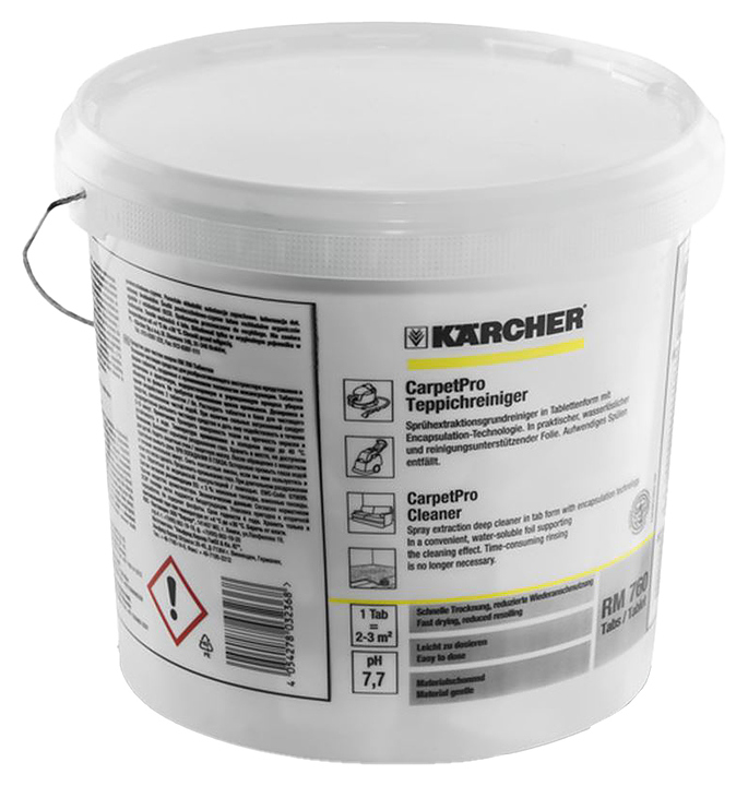 Средство для чистки ковров в таблетках Karcher RM 760 (200 шт), 6.295-851