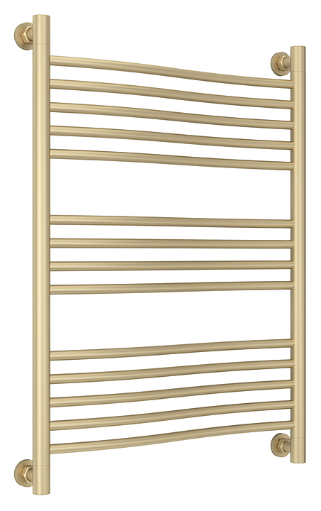 Полотенцесушитель водяной Сунержа Флюид + 80x60 см матовая шампань