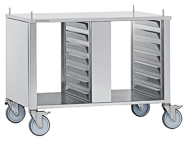 Подставка под пароконвектомат Convotherm 3251506 Maxx Pro 6.10 / 10.10 (2х7 уровней GN1/1) закрытая c 2 сторон на колесах
