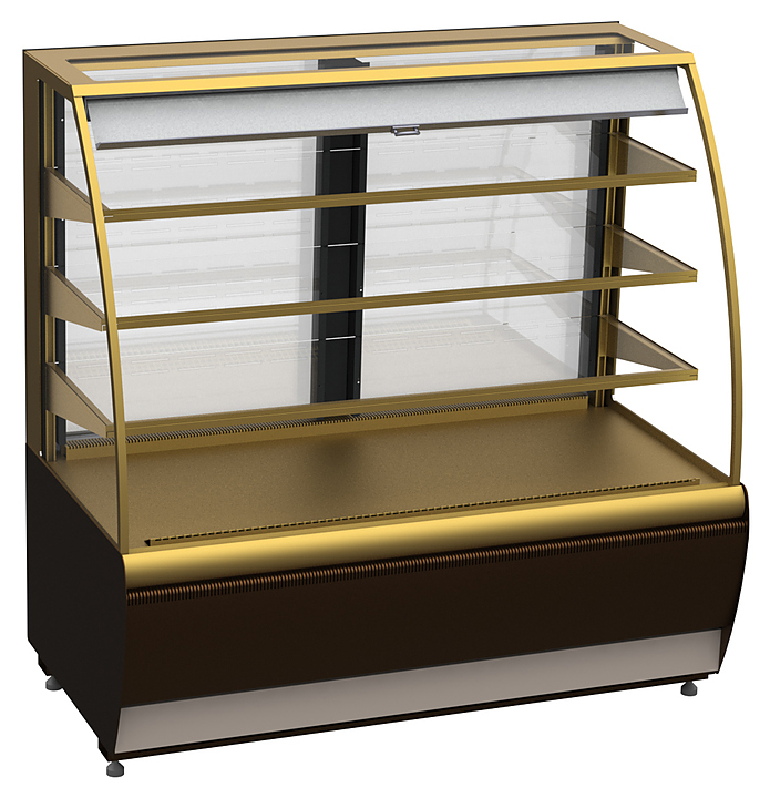Витрина кондитерская Carboma K70 VM 0,6-2 Standard (ВХСв - 0,6д) (открытая)